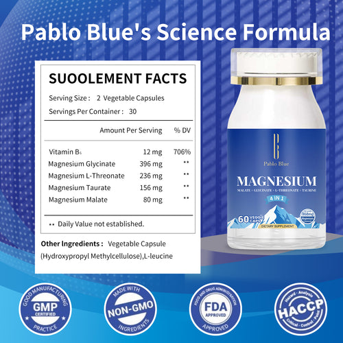 Magnesium Glycinate Complex for Women & Men