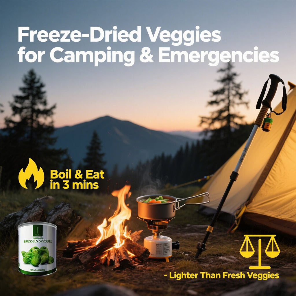 Freeze Dried Brussels - Healthy Snacking