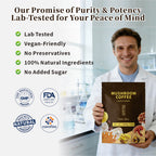 Pablo Blue Instant Mushroom Coffee with 10 Adaptogenic Mushrooms, 30 Servings