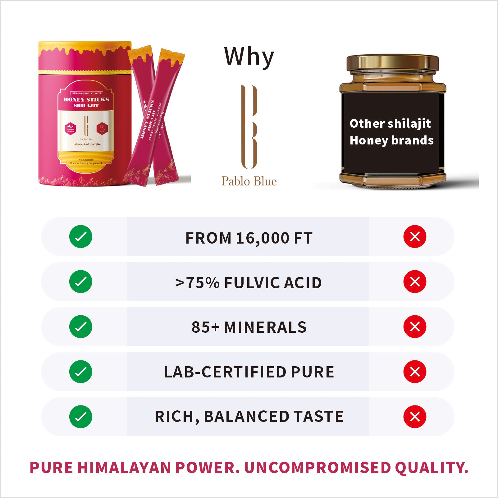 SHE-Lajit Honey Sticks for Women 