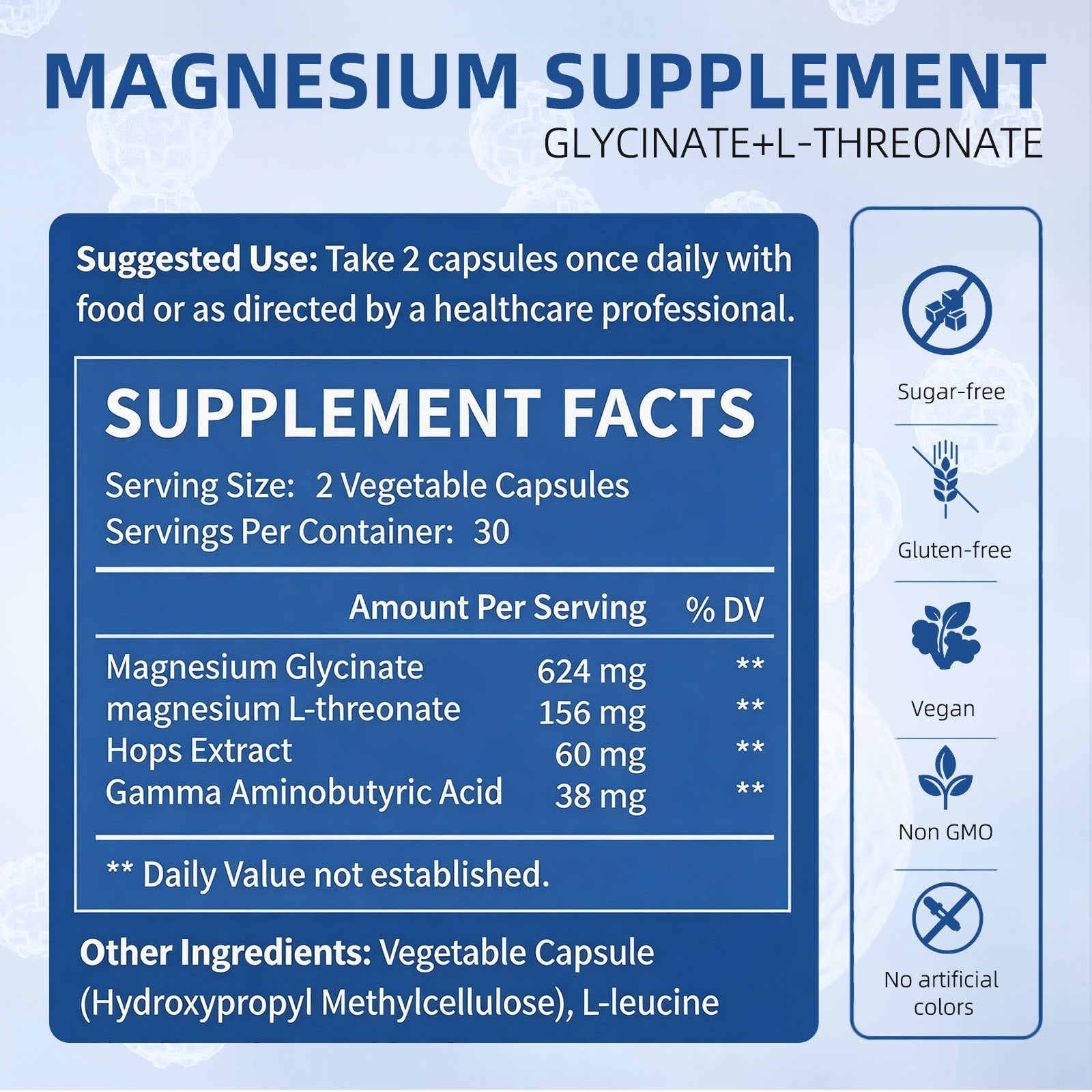 Sleep Magnesium Complex Supplement for Women & Men