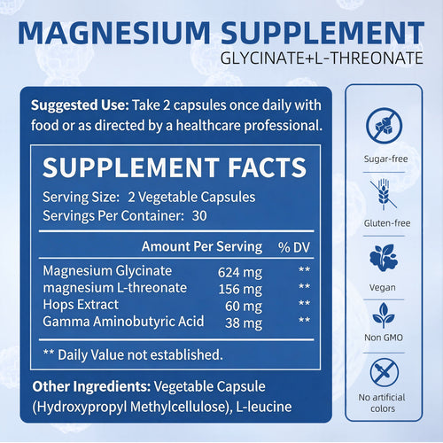 Sleep Magnesium Complex Supplement for Women & Men